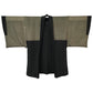 Vintage Mens Kimono ‘Black With Riverside Bridge Scene’