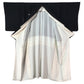 Vintage Tomesode Kimono ’Black With Landscape Scenes’
