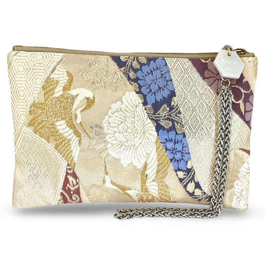 Carolyn Clutch Purse ‘Botanical Brocade’ 2of2