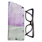 Glasses Case ‘Summer Crush’ lilac silver Shibori