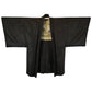 Vintage Mens Kimono ‘Black With Japanese Scene’