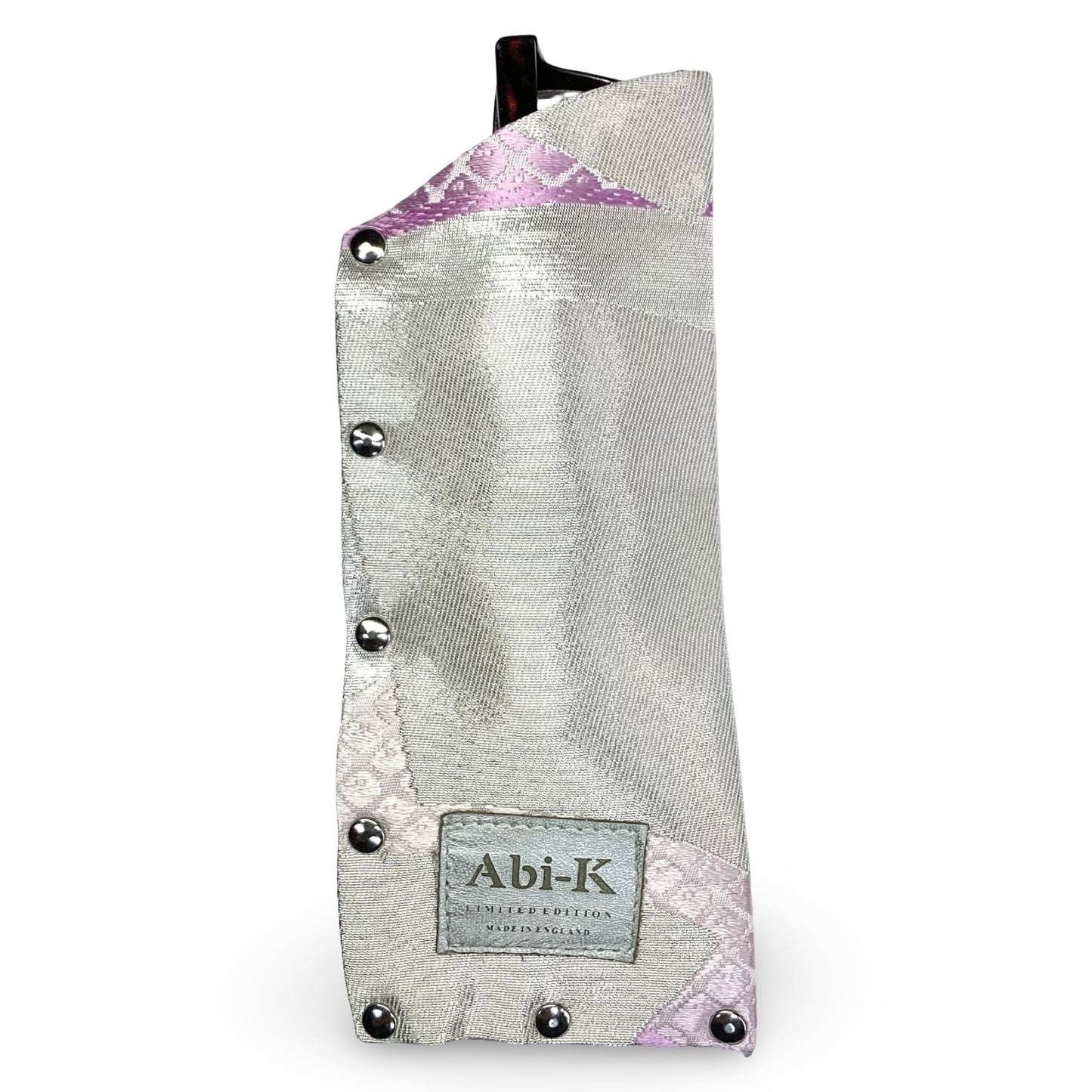 Glasses Case ‘Summer Crush’ lilac silver Shibori 2