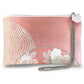 Carolyn Clutch Purse ‘Mythical Peach Phoenix’