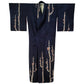 Vintage Tsukesage Kimono ‘Navy & Plum Blossom’