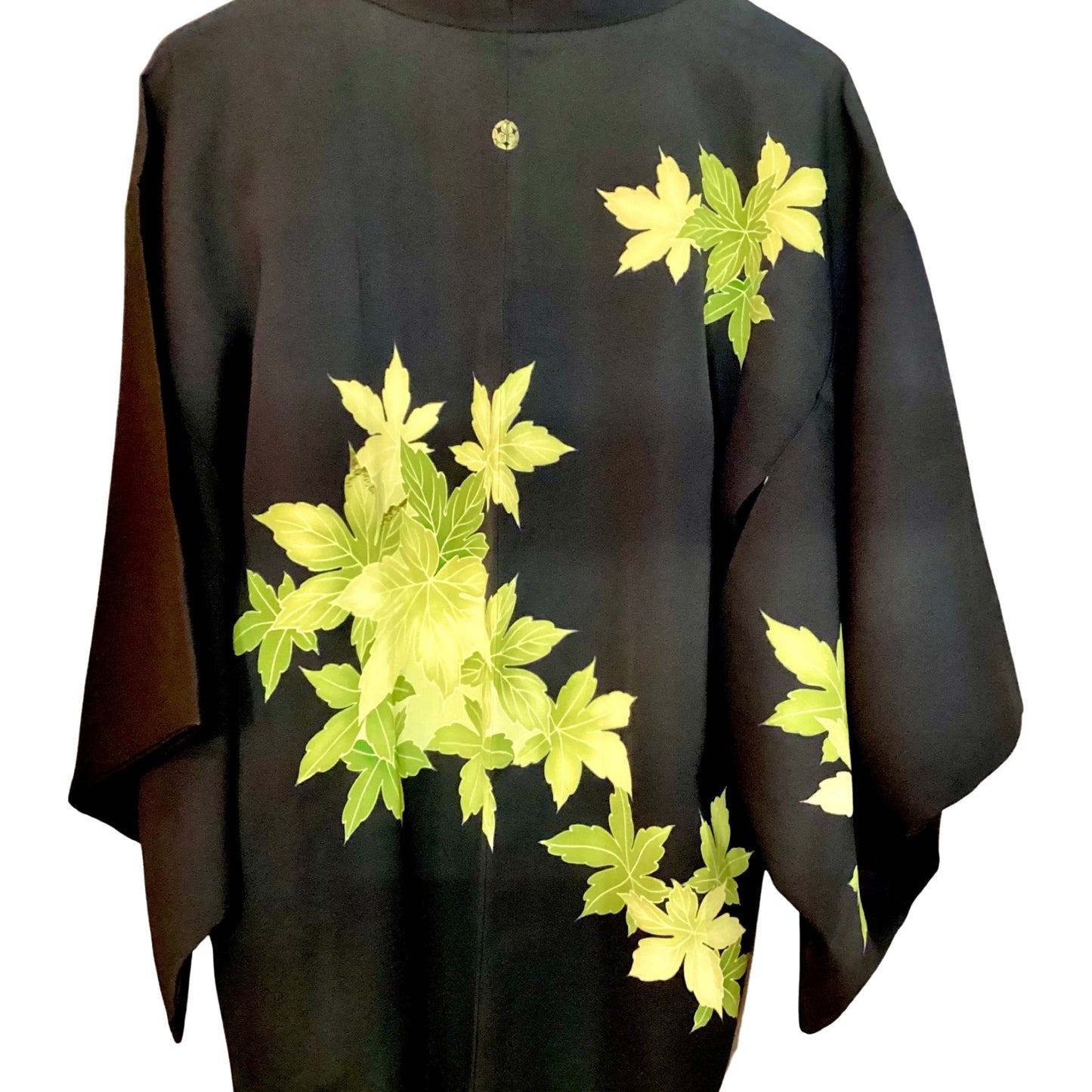 Vintage Haori Green Leaves