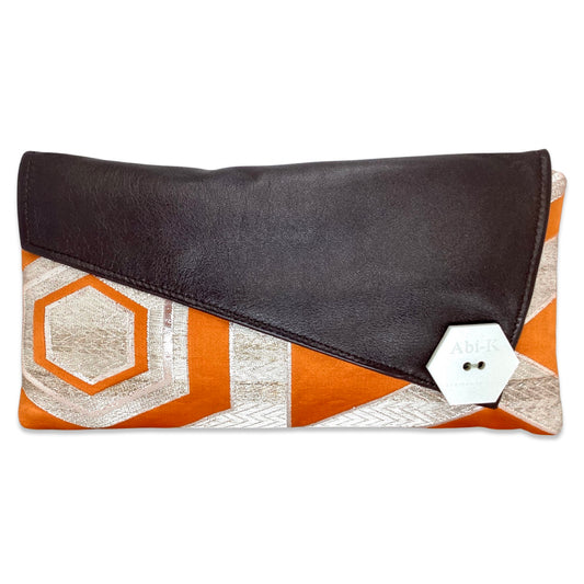 Anna Clutch ‘Chocolate Orange’ 2/2