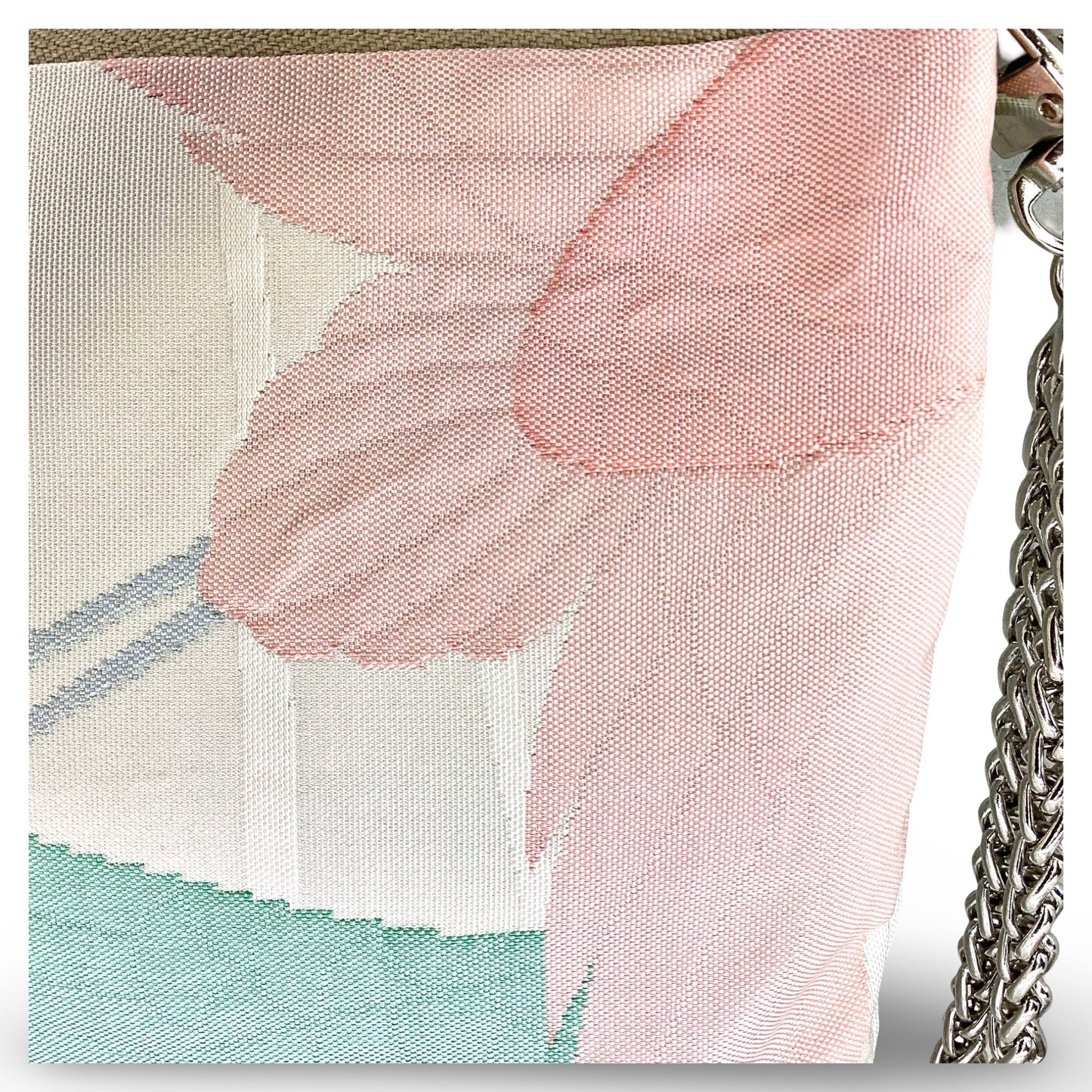 Carolyn Clutch Purse ‘Soft Pastel Cranes’