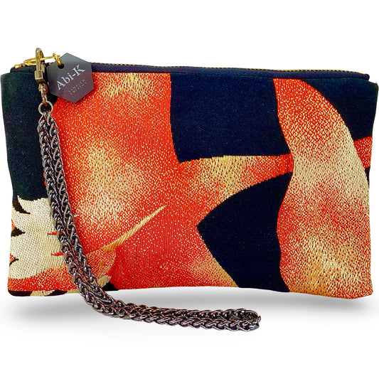 Carolyn Clutch Purse ‘Cranes in Flight’