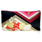 Anna Clutch ‘Abstract Feathers’