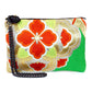 Carolyn Purse ‘Green & Orange Flowers’ 1/3