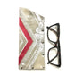 Abi-K Glasses Case ‘Raspberry Stripe’ 1/2