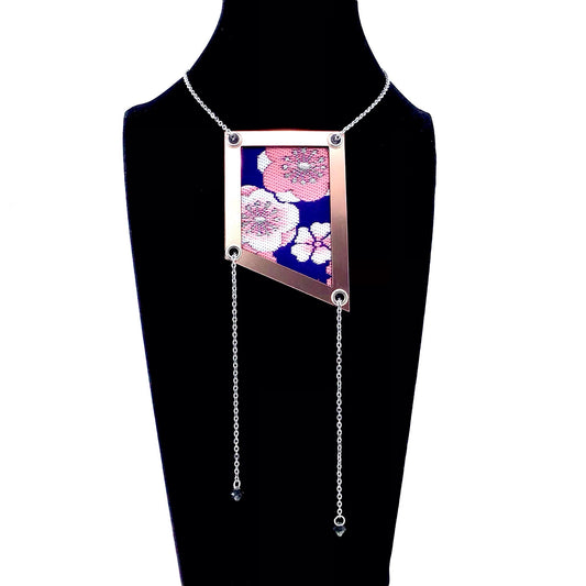 Abi-K Statement Necklace ‘Pretty Purple’ 2/2