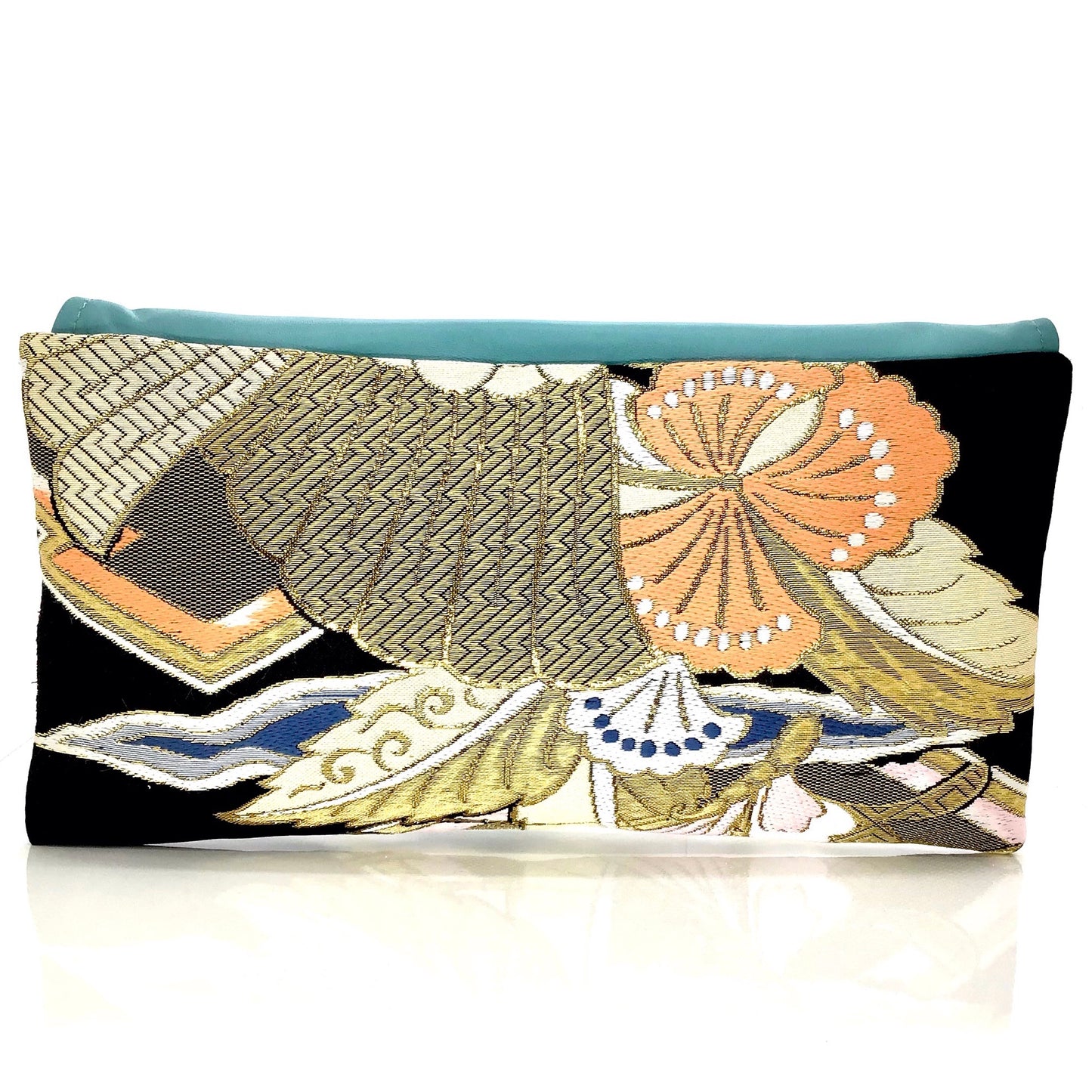 Anna Clutch ‘Turquoise Butterfly’ 1/2