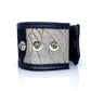 Abi-K Cuff ’Silver Abstract’