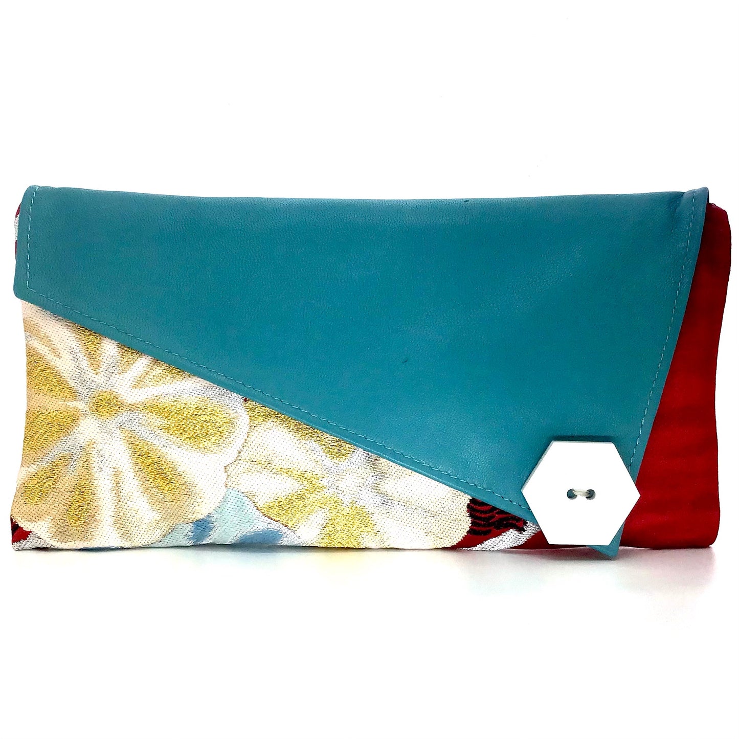 Anna Clutch ‘Raspberry Abstract’