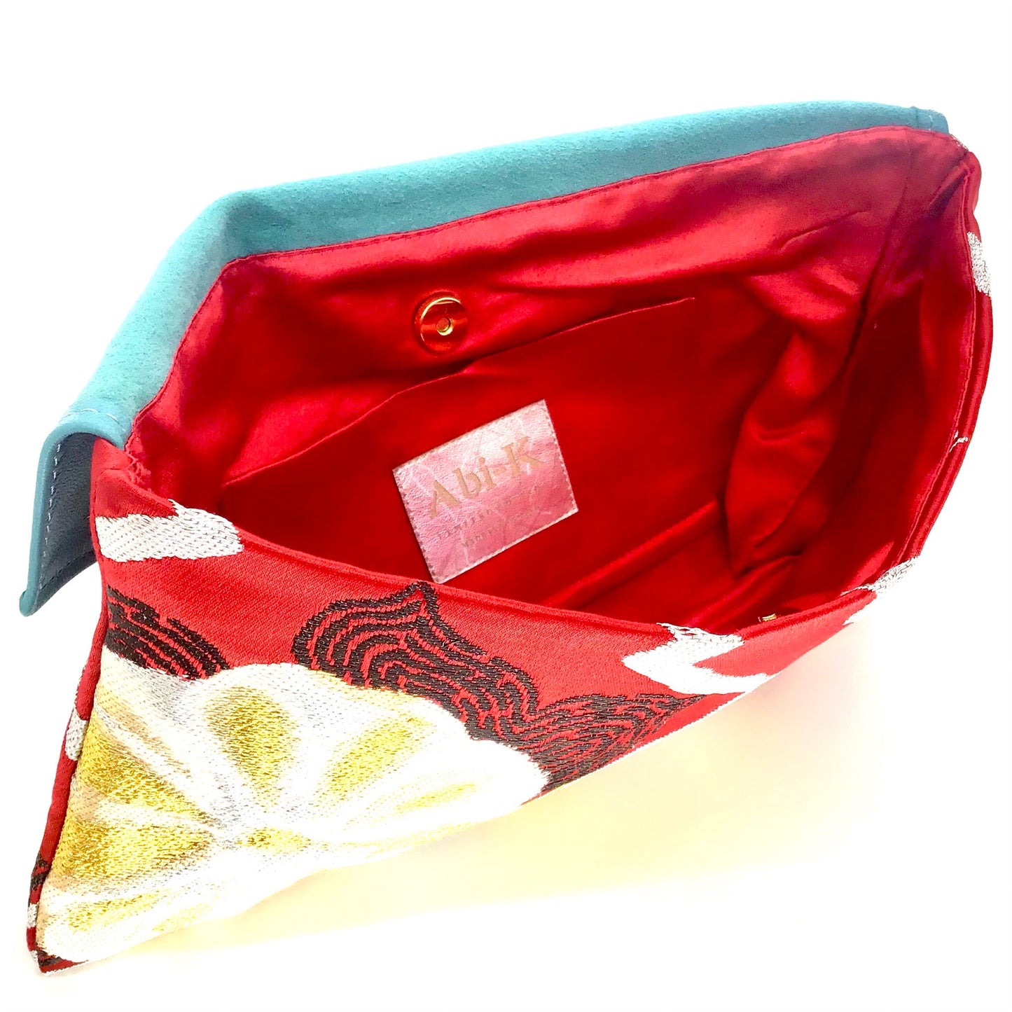 Anna Clutch ‘Raspberry Abstract’