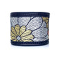 Abi-K Cuff ‘Silver & Gold Flowers’
