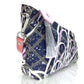 Kimono Cross Body Handbag ‘Pink & Navy Chrysanthemums’